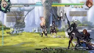 2B 7.4K Baseball Corner Combo - Granblue Fantasy Versus: Rising
