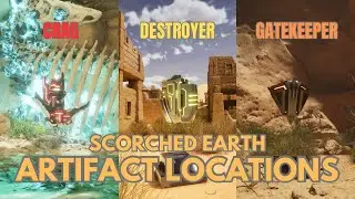 The GUIDE Of All ARTIFACTS Locations Of ARK : Scorched Earth Ascended !