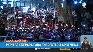 Fútbol: Gran recibimiento para la selección de Perú en Buenos Aires | 