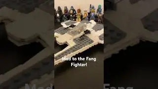 Mod to the Lego Fang Fighter (Tutorial) #legostarwars #themandalorian