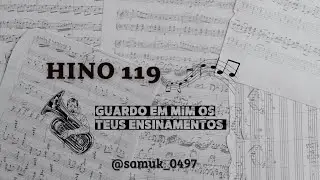 Hino 119 H5- Guardo em mim os Teus ensinamentos 🙌🏾❤️‍🔥 pt2 #tuba #ensaio #baixo #orquestra #ccb