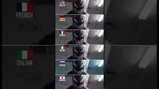 Сравнение озвучки на разных языках #Веном #озвкчка