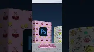 Wrap Patterns Realistically on Boxes in Photoshop | Learn Mockups & Perspective #adobephotoshop #ai