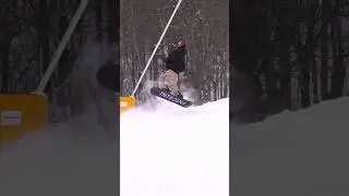 fs nollie 720 snowboard 720 на сноуборде flat freestyle ground trick #snowboarding #butter #snow