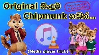 සිංදු-හඬපට ඇල්වීන්ලාගේ හඬින් අහමු (Media player එක පමණක් භාවිතයෙන්) | Audio editors අනවශ්‍යයි. [VLC]
