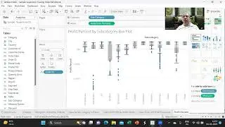 Tableau - 13 (Box Plot and Bullet Chart)