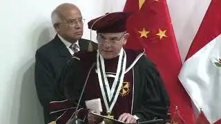 Universidad de San Martín de Porres incorporó como Doctor Honoris Causa al Dr. Meng Wan