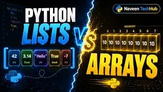 Python Lists & Arrays Explained | List Methods + array Module Tutorial for Beginners
