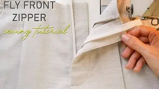 [🎈Step By Step For Beginners] | How To Cut And Sew Fly Front Zipper | Thuy Sewing