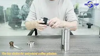 Royaltop's Upgraded Manual Coffee Grinder Comparison Display