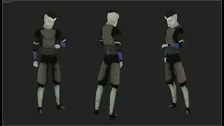 Low Poly character ||MODELING||TEXTURING||RIGGING 3DS MAX