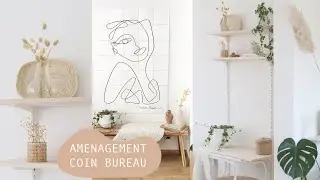 Aménagement & déco coin bureau dans mon salon - DIY - I do It myself