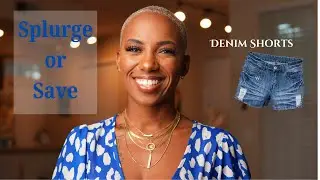 Should You Splurge On Denim Shorts | Splurge or Save | Style 101 | Angelle's Life
