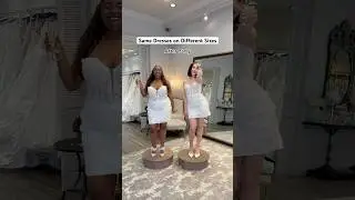 A dress for every wedding celebration! Same dress styles in different sizes!✨🤍