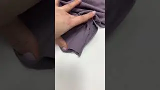 Видеообзор кулир хлопок с лайкрой пыльная Лаванда.