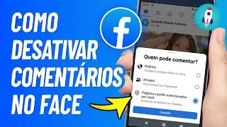 Como DESATIVAR COMENTÁRIOS do Facebook - TODOS os Comentários