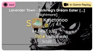 osu! | Kasztanoo | Masuda Junichi - Solkrieg's Dream Eater Dubstep Remix [Nightmare] | 1xSB!