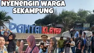 Ajak Saudara Dan Tetangga Sekampung Jalan Jalan Ke Pantai Klayar Pacitan