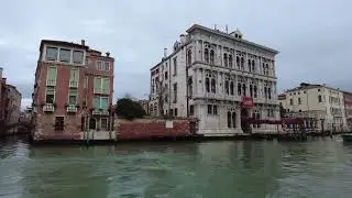 Venice Italy Grand Canal Vaporetto Line 1 Line 2 Water Bus Boat ride Italy DJI Pocket 2