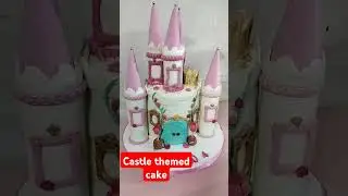 castle themed cake