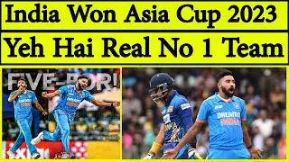 Pak Media on India Won Asia Cup 2023 Final | Muhammad Siraj Creates History | Ind V SL