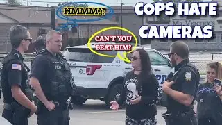 Police And Public Surround 1st Amendment Auditor