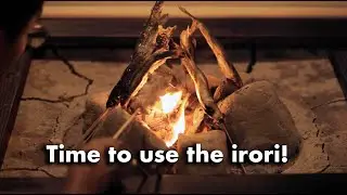 Grilling Sweetfish with the Irori Fireplace For The First Time