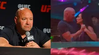 Dana White Responds to TMZ Viral Video Slapping his Wife! UFC Vegas 67 Press Conference Interview