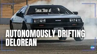 Autonomously drifting DeLorean