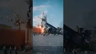 Русский Военный Корабль упал в красную площадь. 