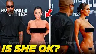 Breaking Down Kanye West&Bianca Censori’s Provocative 2025 Grammys Appearance #redcarpet #kanyewest