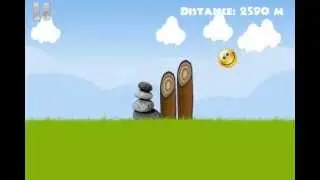 Happy Jump Walkthrough - Grassy Green Level - Almost 3000 meters