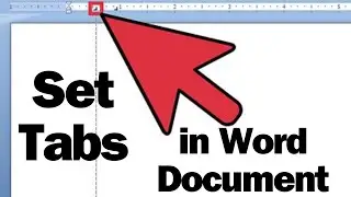 How to Set Tabs in a Word Document - word 2007: how to set tabs in word document