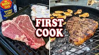 First Cook | Weber 26 | Santa Maria Attachment