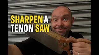 Sharpening a Tenon Saw using a Vintage Foley Handsaw Filer