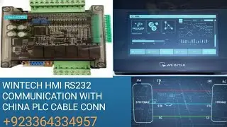 WEINTEK HMI COMMUNICATION CHINA PLC FX3U VIA RS232 