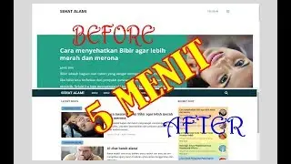 Cara Mempercantik Tampilan Blog dalam waktu 5 Menit