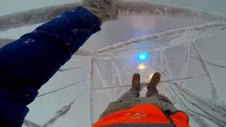 Federation Tower.  (411m / 1348 ft) Climb of winter