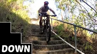 How to Ride Down Stairs on a Mountain Bike: The 4 Key Tips