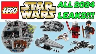 NEW LEGO STAR WARS 2024 LEAKS!!! DEATH STAR, SITH INFILTRATOR, SAW GERRERA, AND MORE!!!