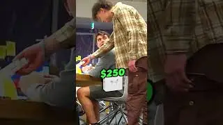 DESTROYING Strangers Headphones Then Giving Them AIRPODS 🎧❤️ #Shorts