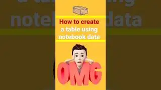 how to create a table in excel 