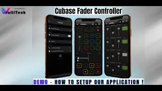 Cubase Fader Controller | DEMO How to Use our Application