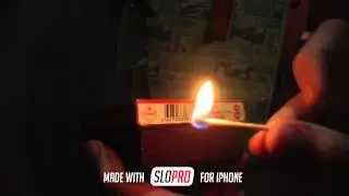 Спичка. [SLOW VIDEO.]