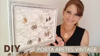 Como realizar un Porta Aretes muy práctico, fácil y económico!