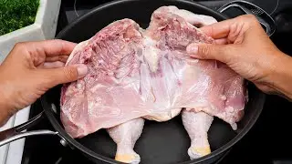 One pan whole chicken recipe! NO OVEN! Very easy and delicious recipe!