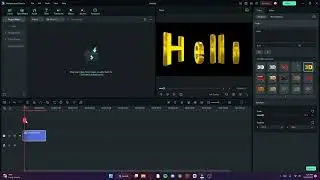 Filmora Gold 3D Text Tut (Advanced Elite Style Text)