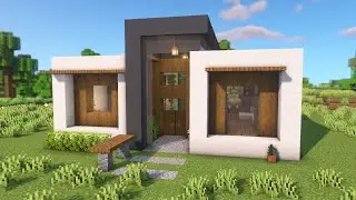 How To Build a Luxury Modern Survival House in Minecraft | Modern House Tutorial