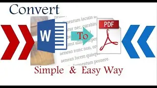 How to Convert Word to PDF
