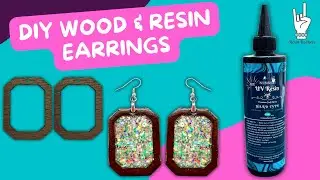 DIY Earrings with UV Resin & Peruvian Wood: Step-by-Step Guide